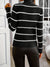 Kvinders Sweater Stribet Rund Hals 100% Bomuld 4