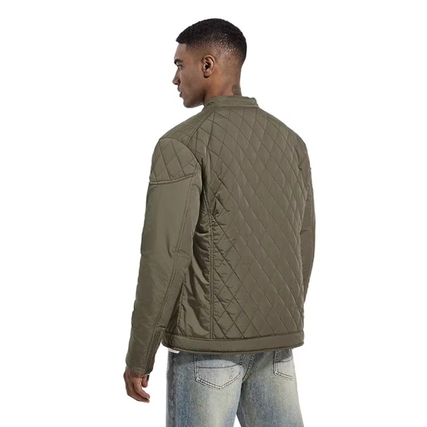 Mænds bomuldspolstret bomberjakke