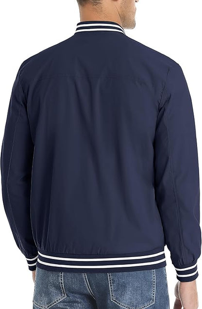 Slim Fit bomberjakke til mænd