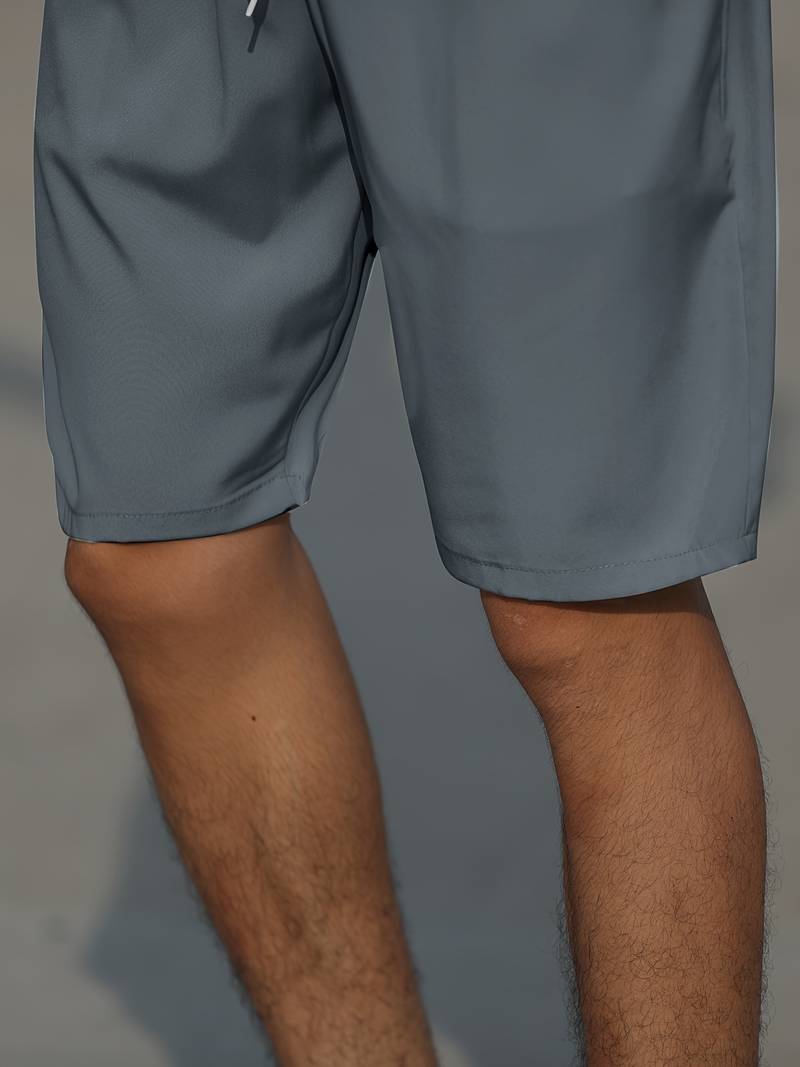 Mænds Casual Shorts Med Snøre Design-5