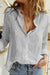Variant image for Kvinders Bluse V-Hals Broderi 100% Bomuld-21
