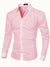 Variant image for Herre Button-Up Skjorte Kontrasterende Design 100% Bomuld-15