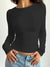 Variant image for Langærmet T-Shirt Dame Rund Hals 100% Bomuld-17