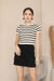 Cropped strik-sweater til kvinder