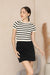 Cropped strik-sweater til kvinder