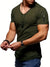 Variant image for Herre T Shirt V-Hals Casual Letvægts 100% Bomuld Hvid T Shirt Mænd-18
