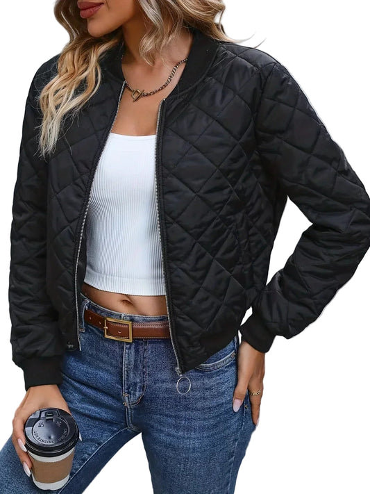 Dame Sommerjakke Let Åndbar Bomuldsblanding Trendy Design 1