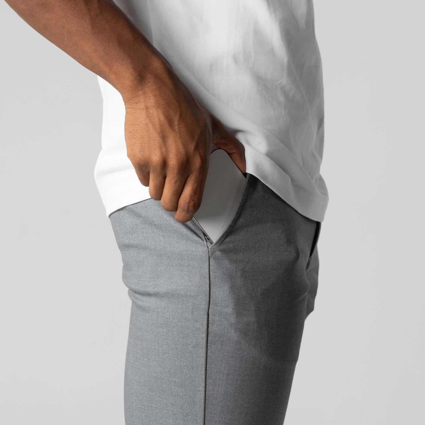 Herre Bukser Slank Chino 100% Bomuld-3
