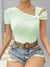 Variant image for Dame Asymmetrisk Bluse Blødt Stof Moderne Design-17