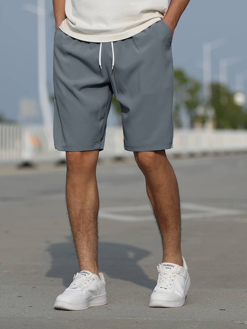 Mænds Casual Shorts Med Snøre Design-3