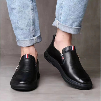 Åndbare slip-on-loafers til mænd
