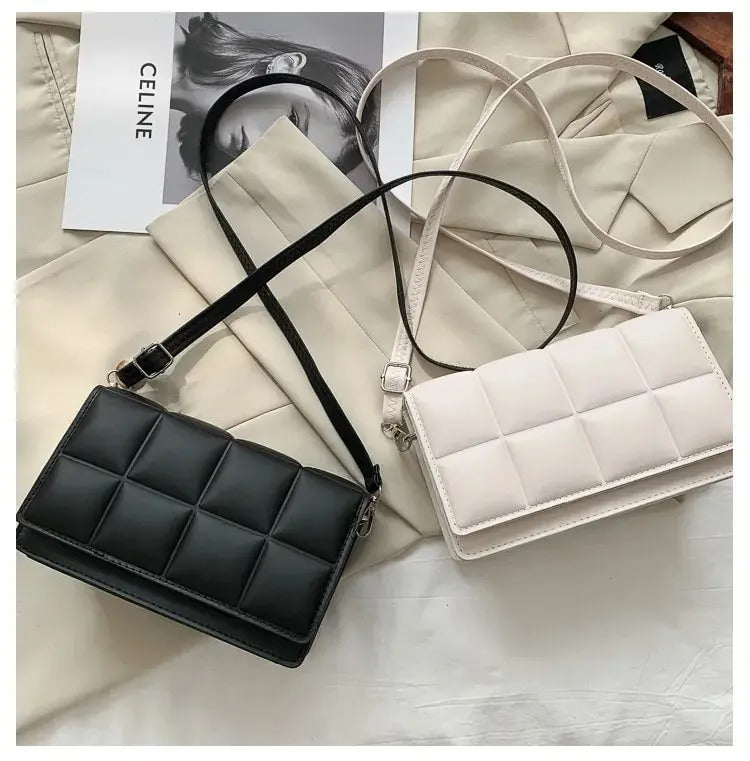 Lille crossbody-taske i læder til kvinder