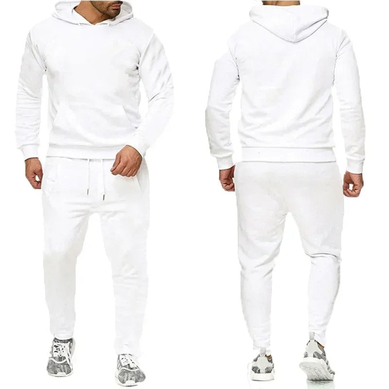 Fitness-sweatshirt-sæt til mænd