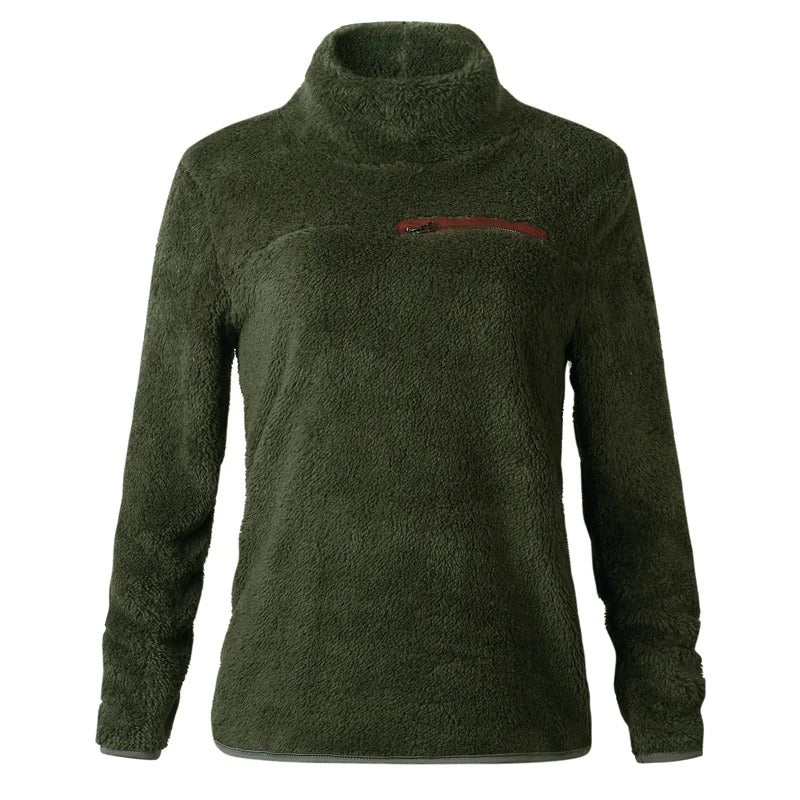 Superblød rullekrave-pullover