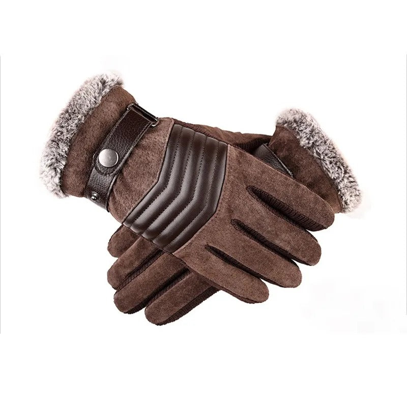 Casual læderhandsker til mænd