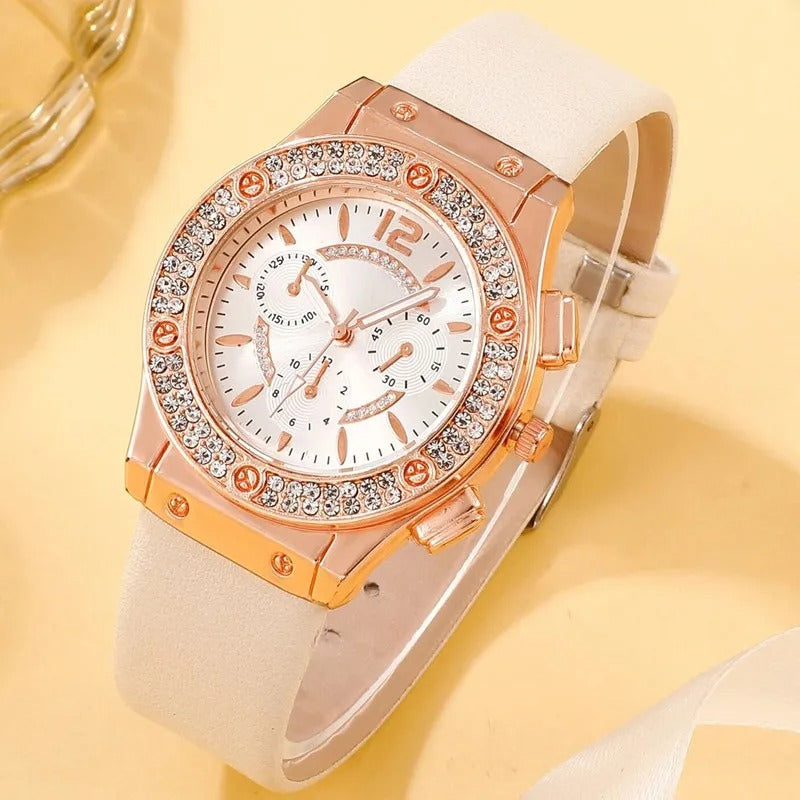 Luksus rhinestone ur (2 stk sæt)