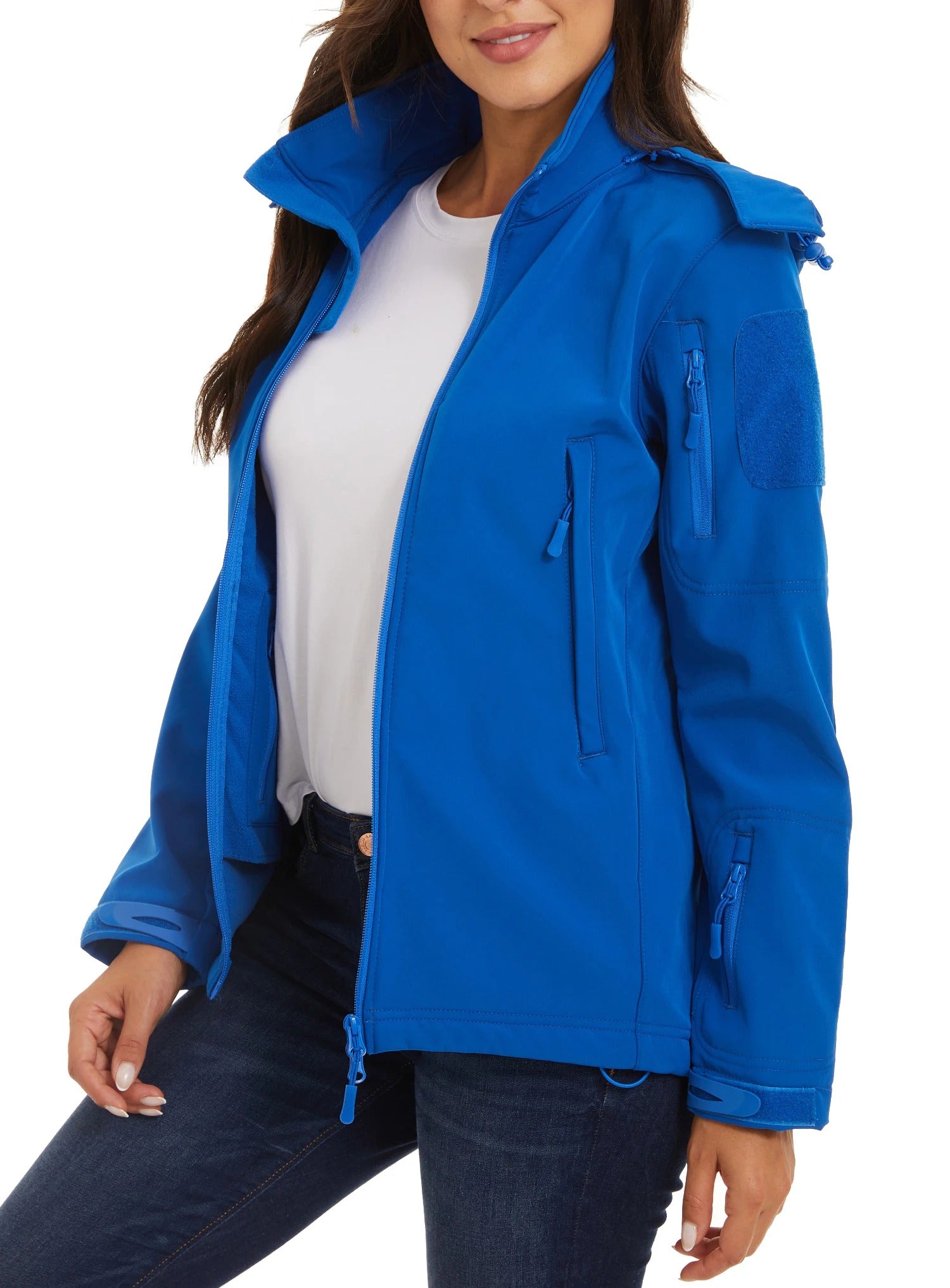Softshell-fleecejakke til kvinder