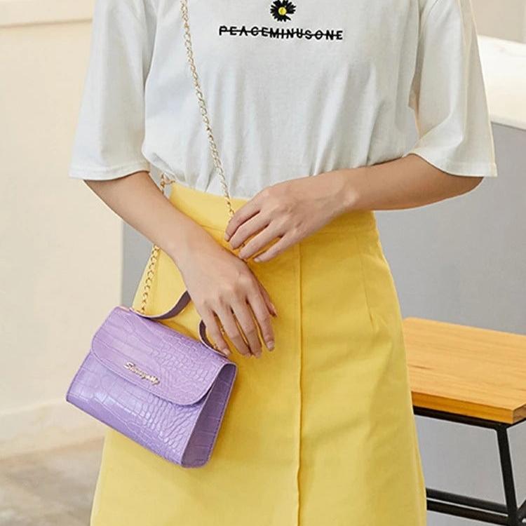 Chic kæde-crossbody-taske til kvinder