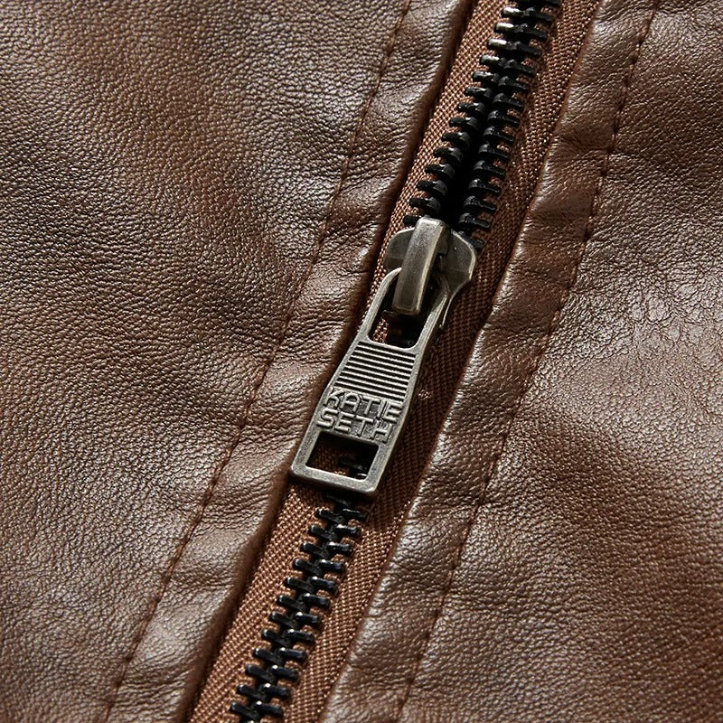 Casual varm bikerjakke til mænd