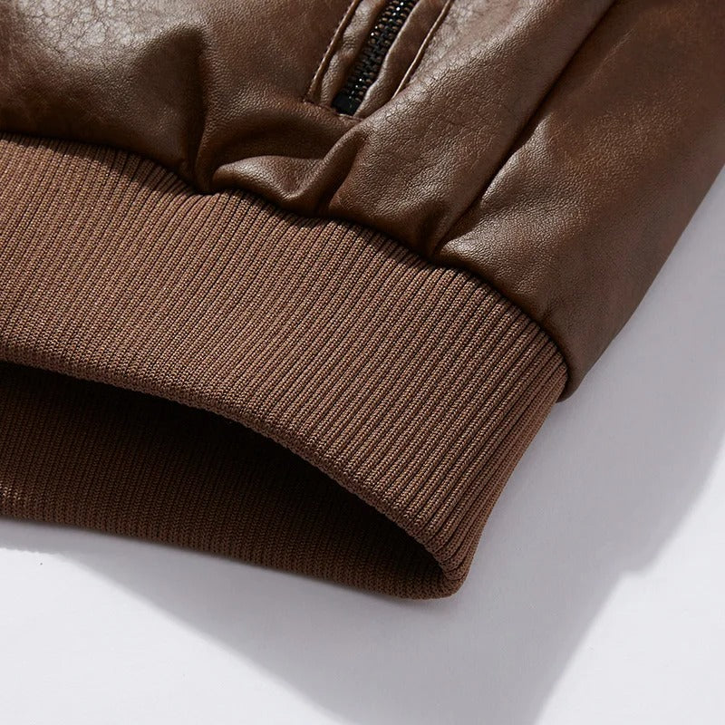 Casual varm bikerjakke til mænd