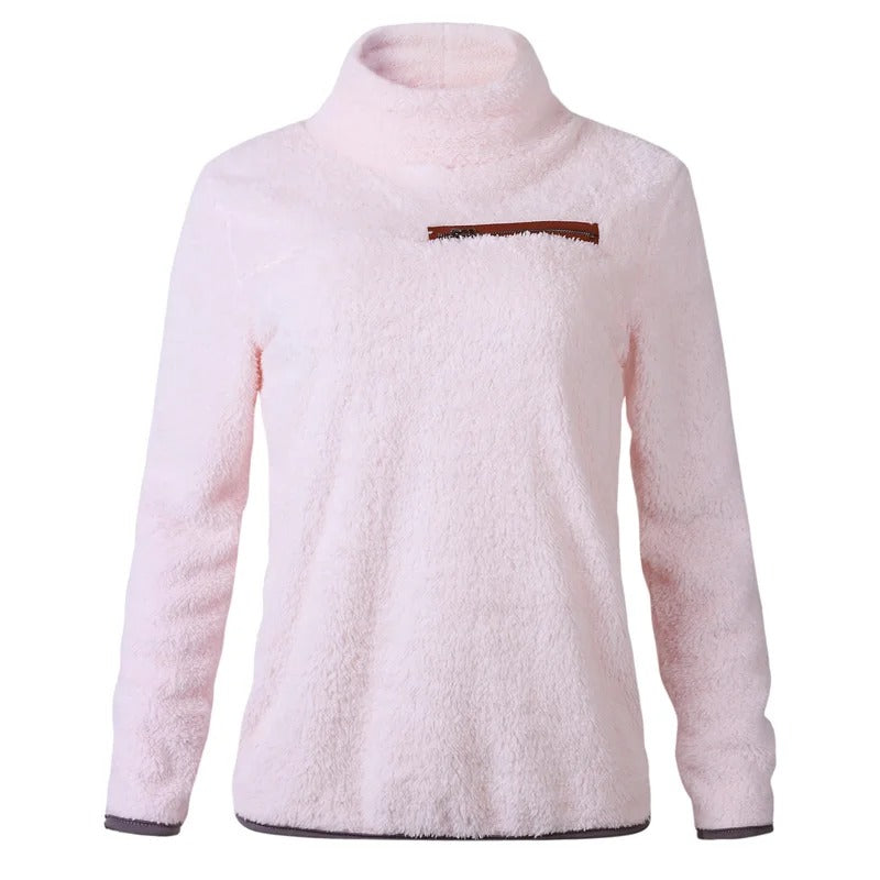 Superblød rullekrave-pullover
