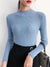 Strikket pullover med mock neck til kvinder