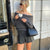 Off Shoulder strikket sweater til kvinder
