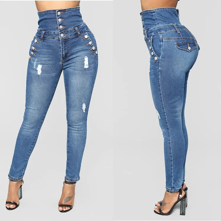 Denim-bukser til kvinder