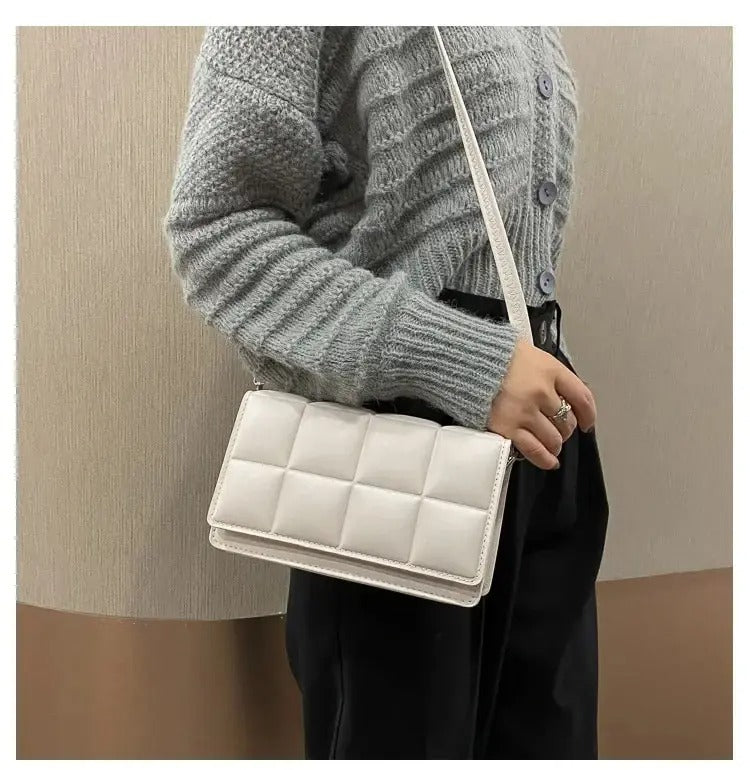 Lille crossbody-taske i læder til kvinder