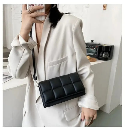 Lille crossbody-taske i læder til kvinder
