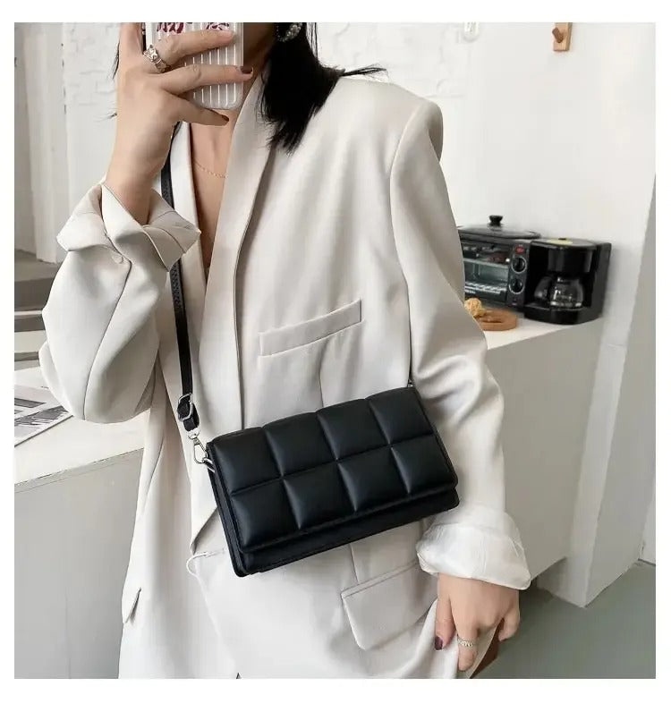 Lille crossbody-taske i læder til kvinder