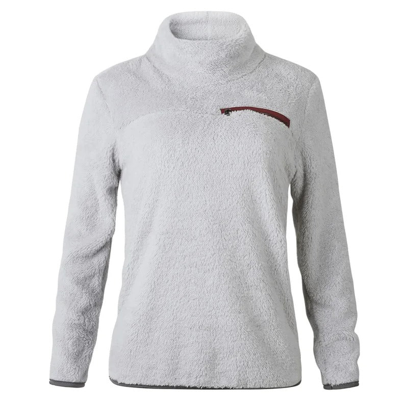 Superblød rullekrave-pullover