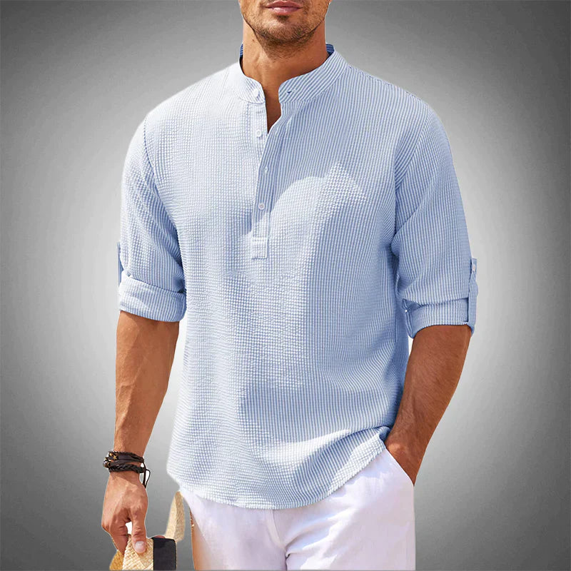Variant image for Herre Skjorte Elegant Design 100% Bomuld Komfortabel Pasform-41