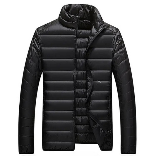 Ultralight hvid andedunsjakke til mænd