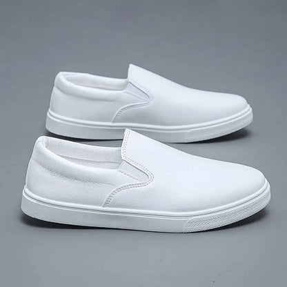 Herre Slipper Casual Læder Komfortabel Slip-On-1