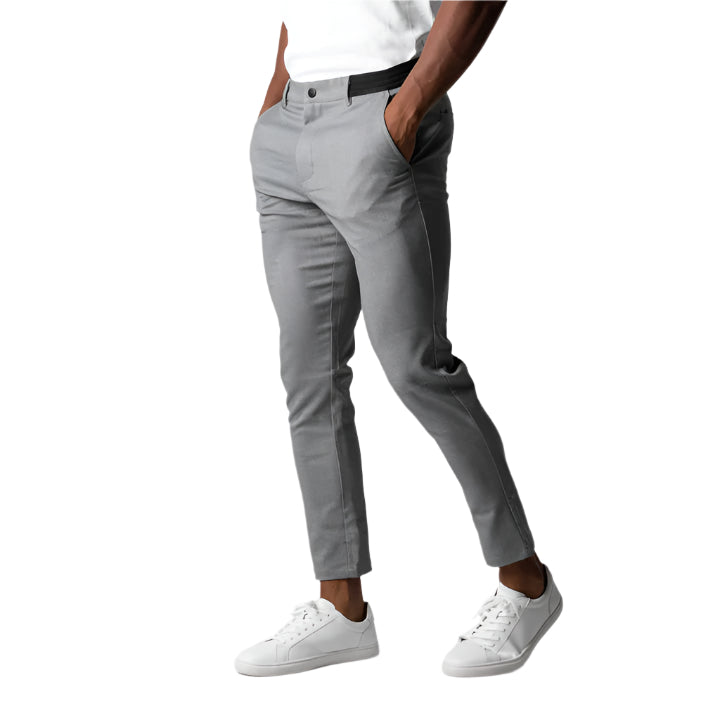 Herre Bukser Slank Chino 100% Bomuld-1