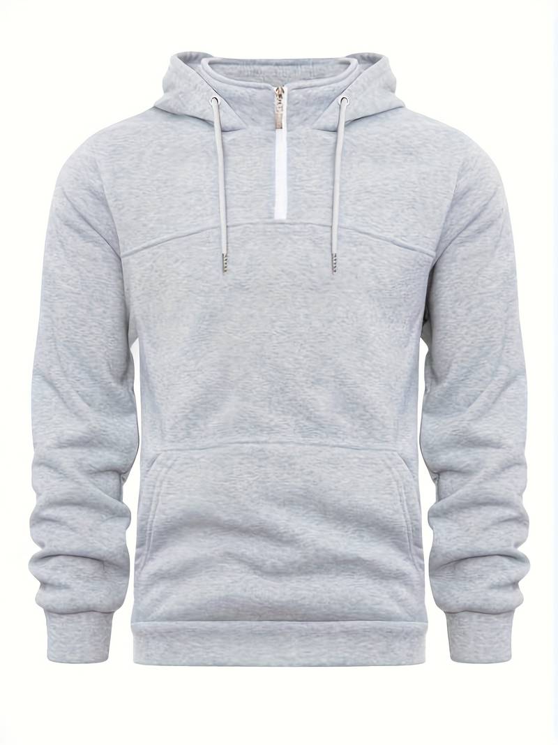 Hoodies Mænd Casual Blød Bomuldsblanding-3