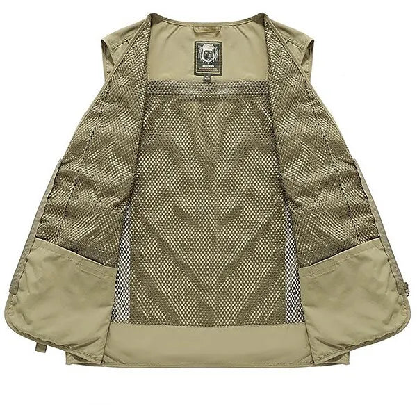Herre Vest Mouwløs Moderne Funktionelt Design Polyester-3
