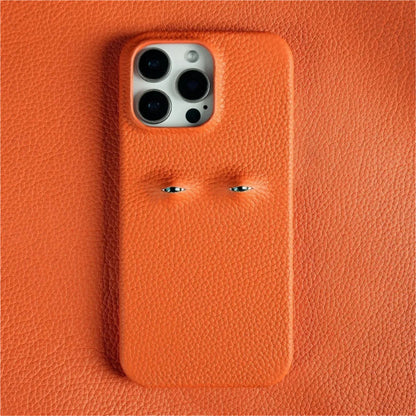 iPhone Cover i Læder med Tekstureret Greb 0