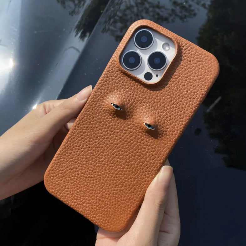iPhone Cover i Læder med Tekstureret Greb 5