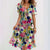Festkjoler til Damer V-Hals Elegant Design 100% Polyester-4
