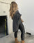 Dame Skjorte Oversized Klassisk Design 100% Bomuld-3