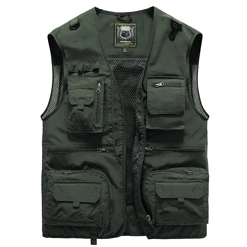 Herre Vest Mouwløs Moderne Funktionelt Design Polyester-4