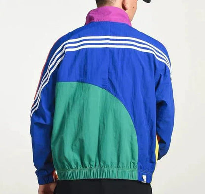 Herre Vindjakke Retro Style 100% Polyester-4