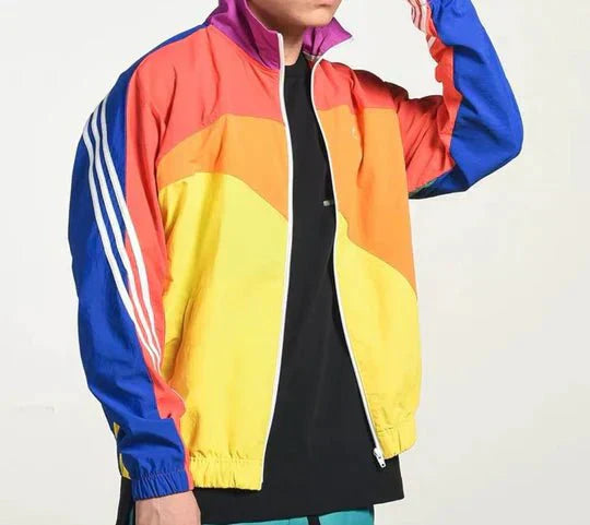 Herre Vindjakke Retro Style 100% Polyester-3