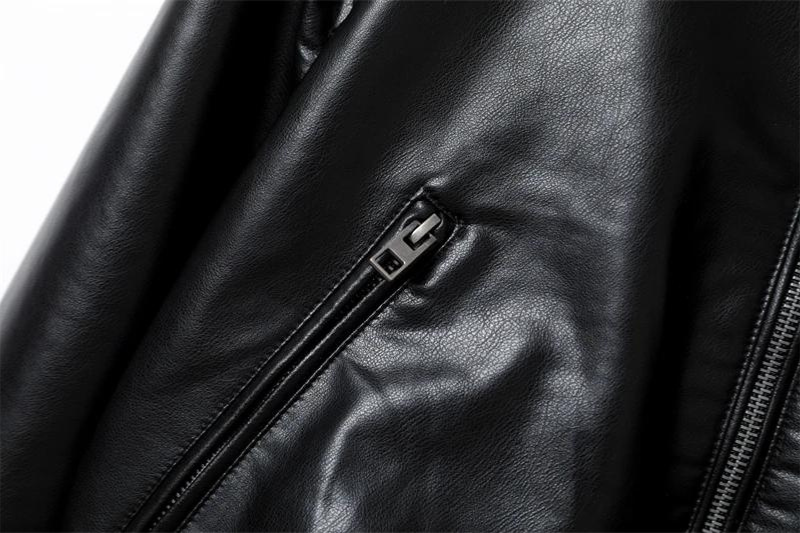 Motorcykeljakke med lynlås til kvinder