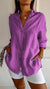 Variant image for Skjortebluse Dame Elegant Polyester Med Knaplukninger-65