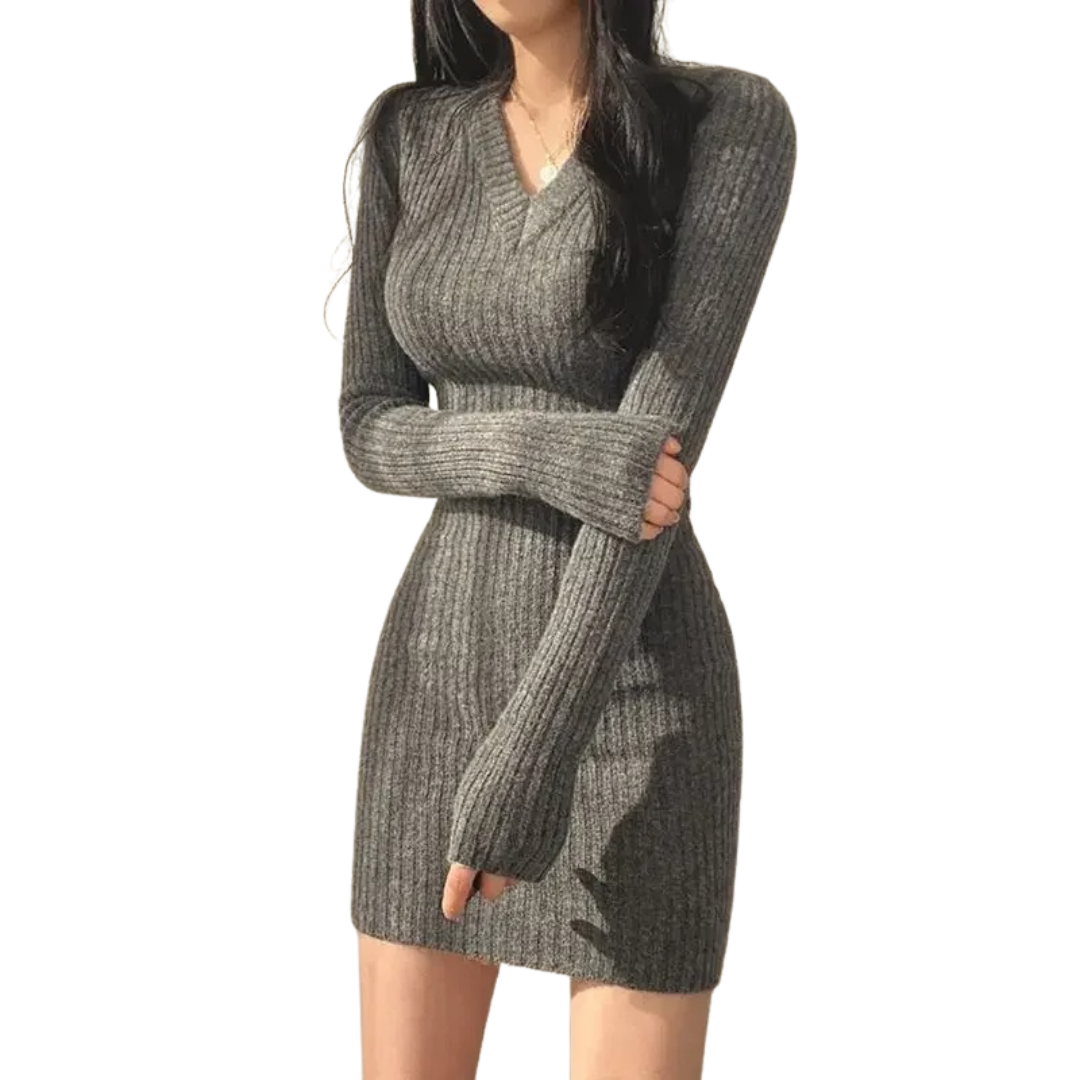 Slim bodycon i strik til kvinder