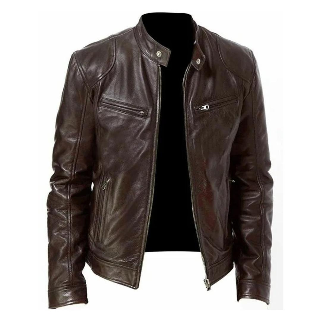 Slim Fit motorcykeljakke til mænd