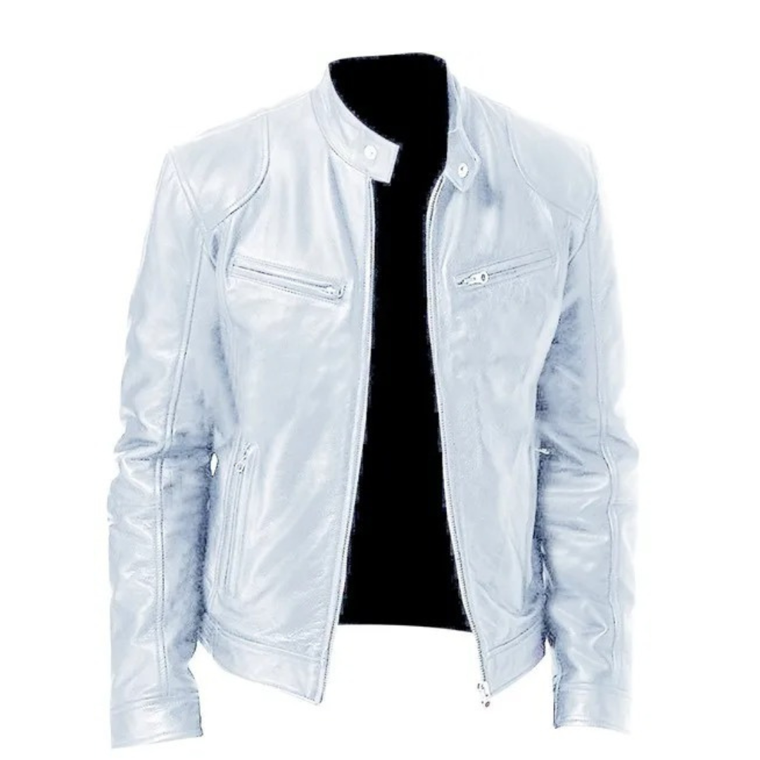 Slim Fit motorcykeljakke til mænd